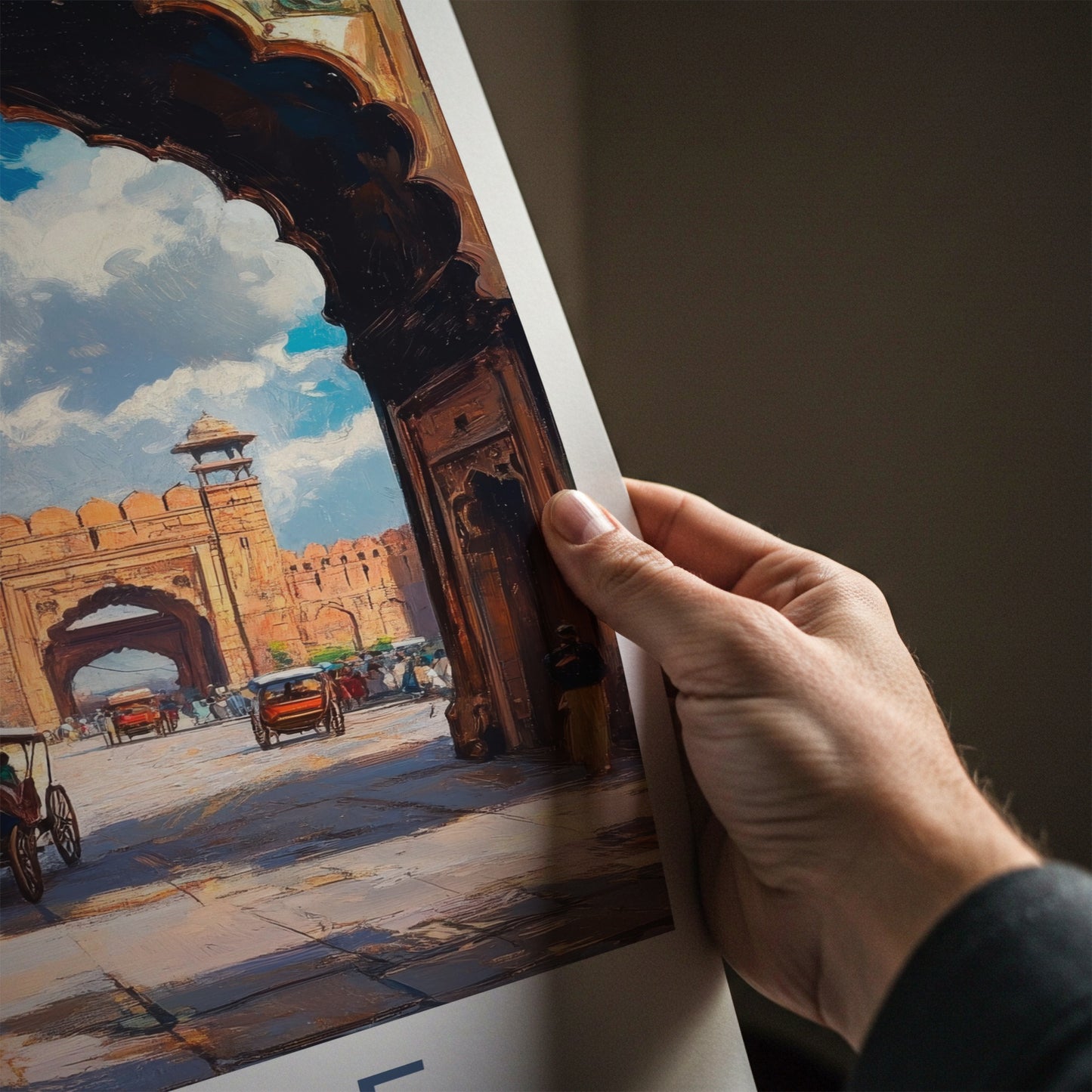 Lahore Poster - Pakistan Travel Art - Archway Street Scene Home Decor