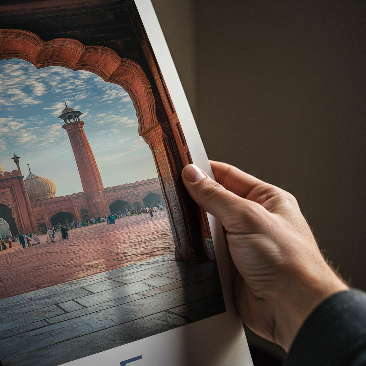 Lahore Poster - Pakistan Travel Art - Grand Archway Mosque Home Decor