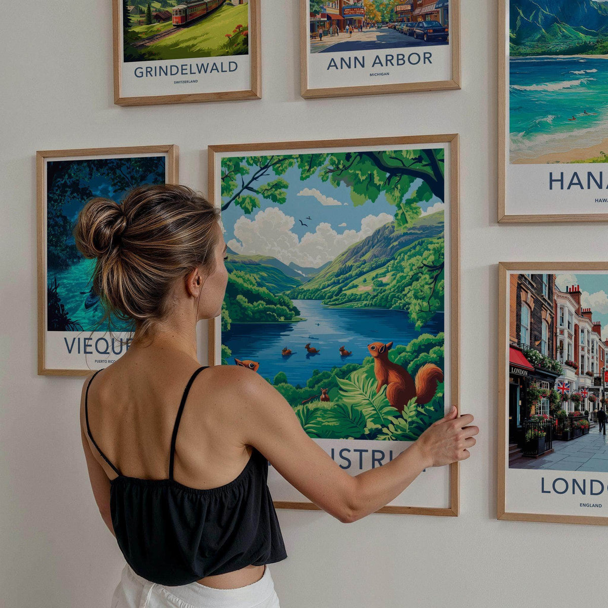 Lake District Poster - Vibrant England Wall Art