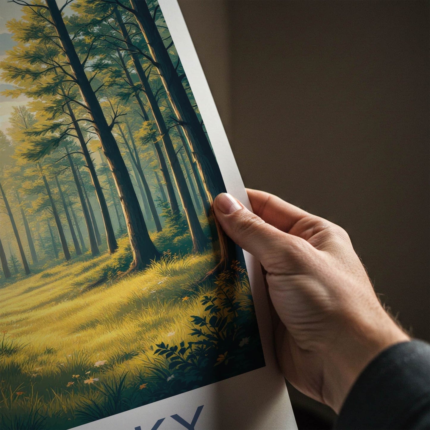 Lazovsky Poster - Russia Travel Art - Forest Sunlit Tiger Home Decor