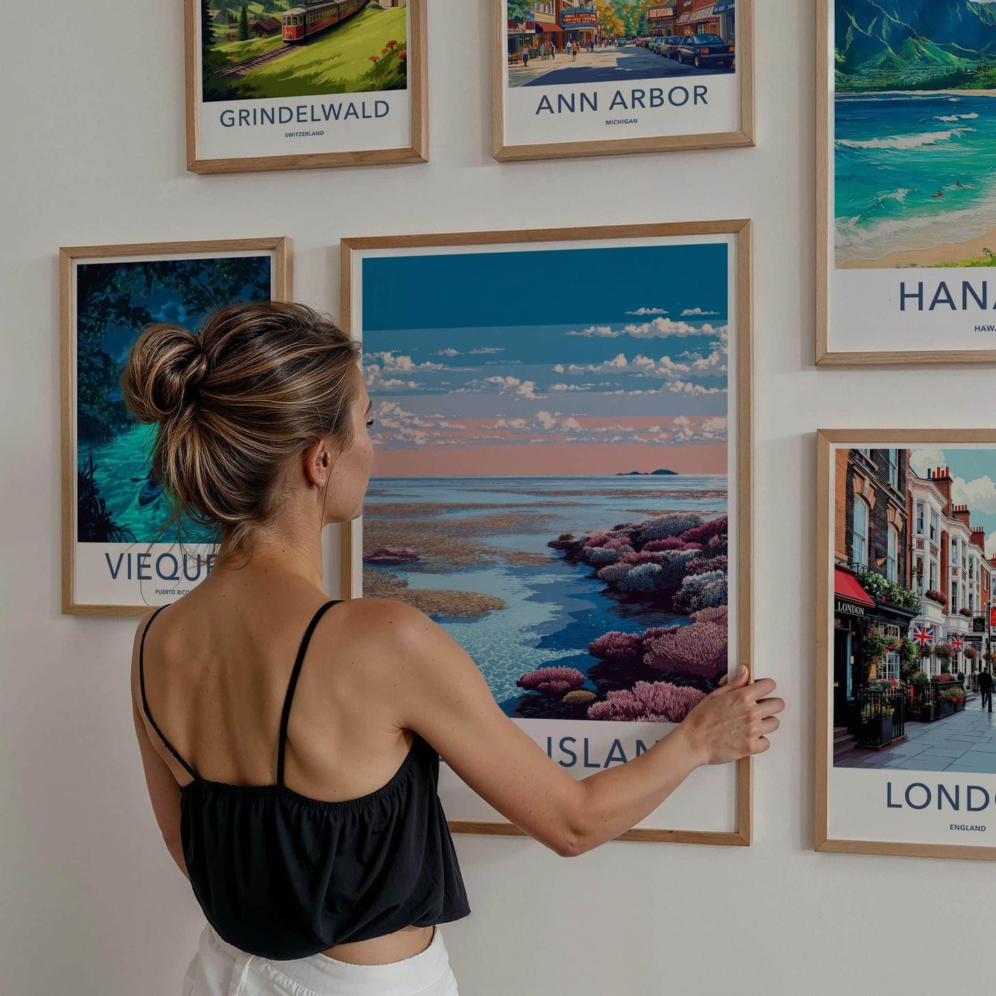 Lizard Island Poster - Australia Travel Art - Vibrant Ocean Reef Home Decor