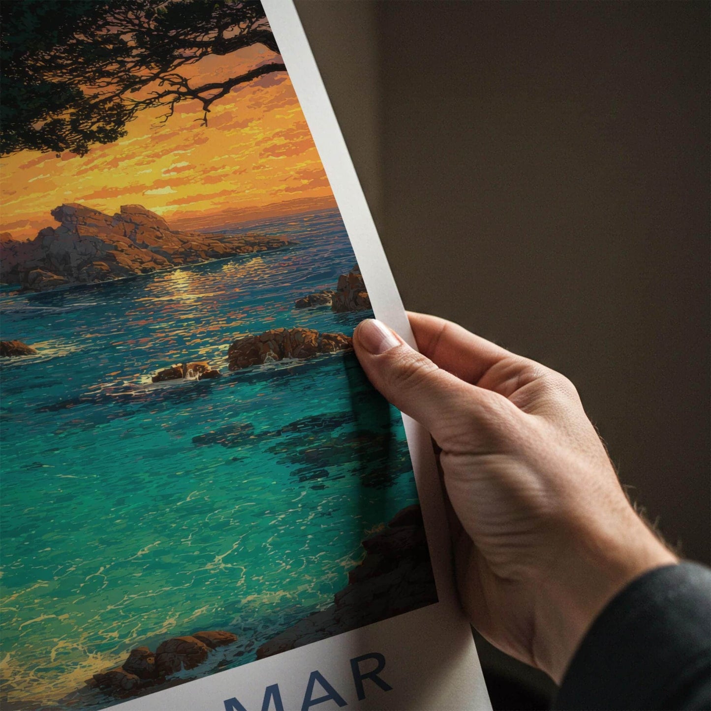 Lloret De Mar Poster - Spain Travel Art - Vibrant Ocean Sunset Home Decor