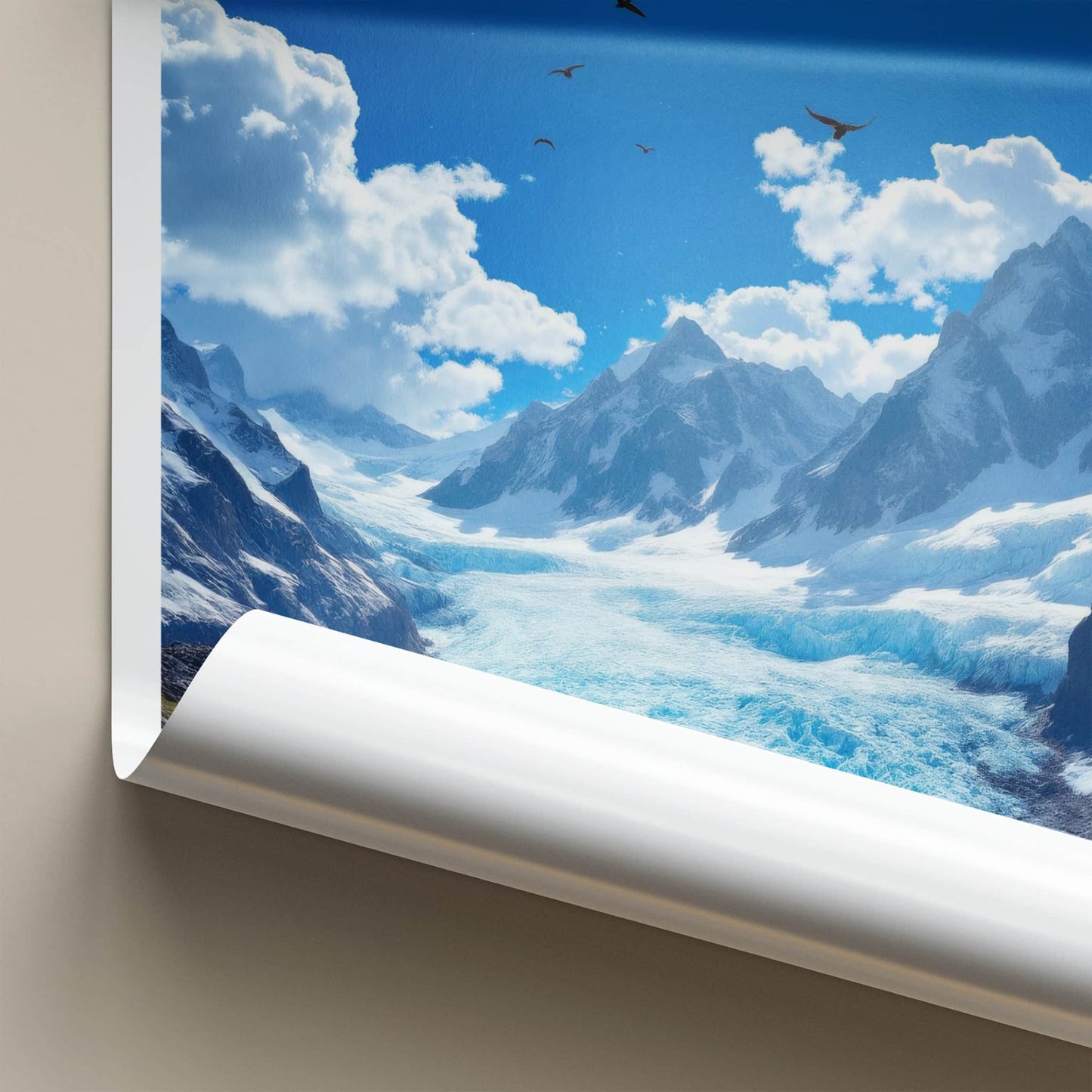 Los Glaciares National Park Poster - Argentina Wall Art - Massive Glacier View Home Decor