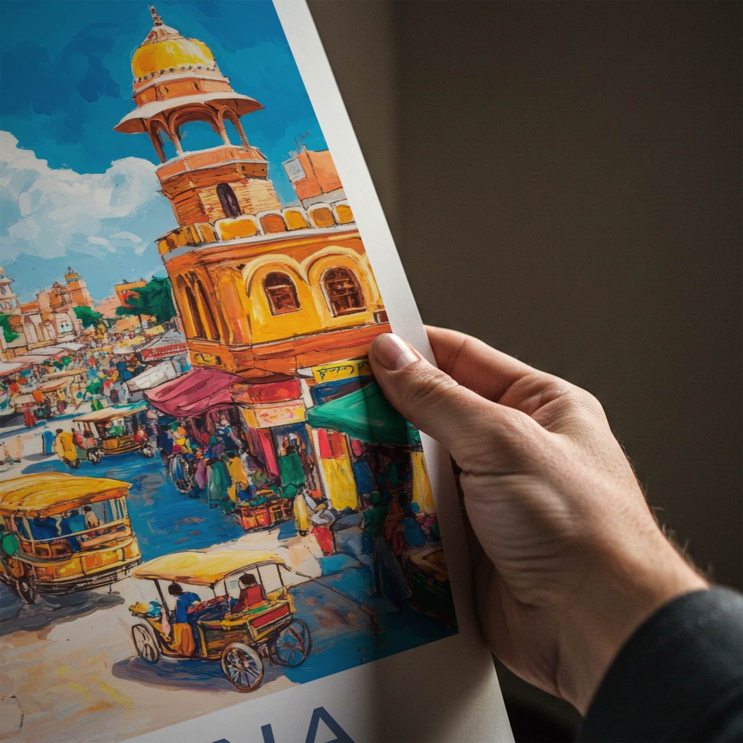 Ludhiana Poster - India Travel Art - Punjab Vibrant Cityscape Home Decor