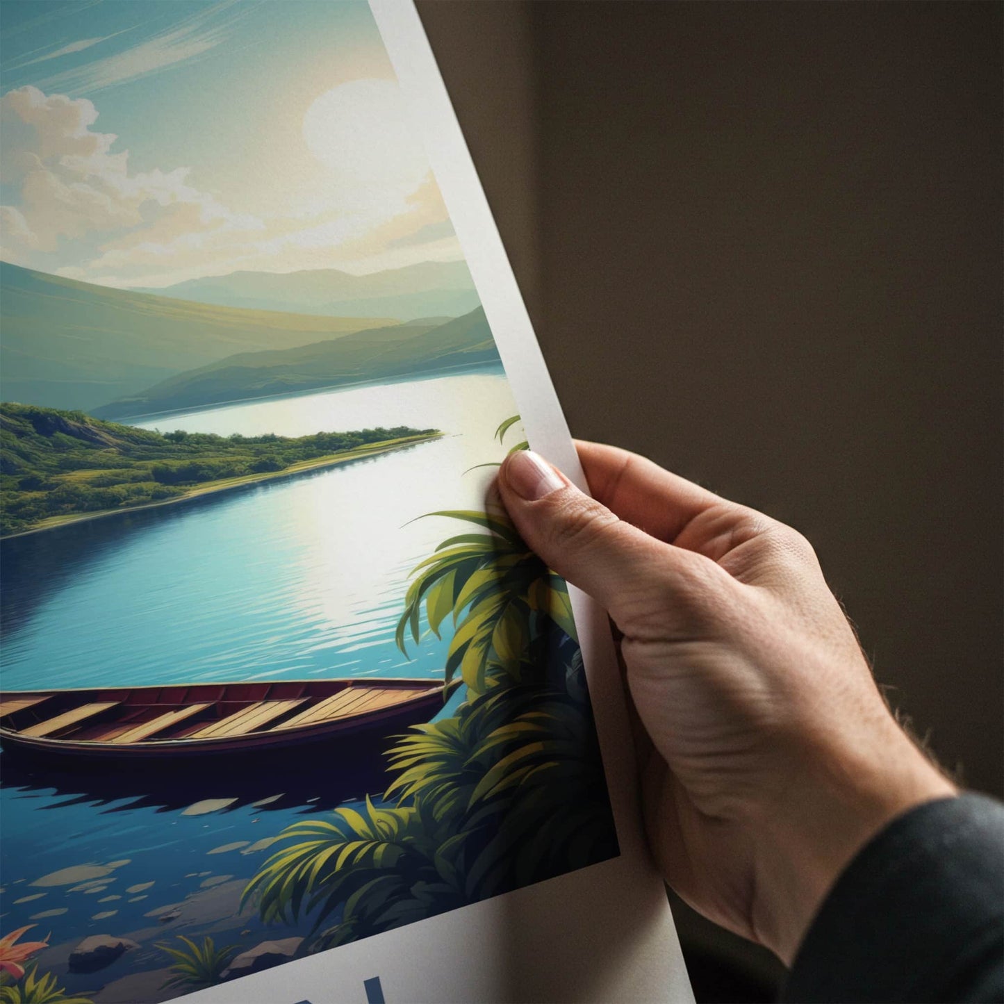 Luzon Poster - Philippines Travel Art - Majestic Volcanic Island Home Decor