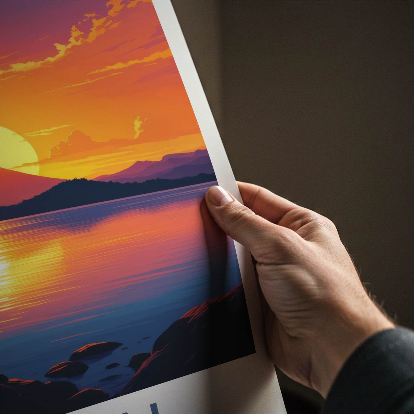 Luzon Poster - Philippines Wall Art - Tropical Island Sunset Home Decor
