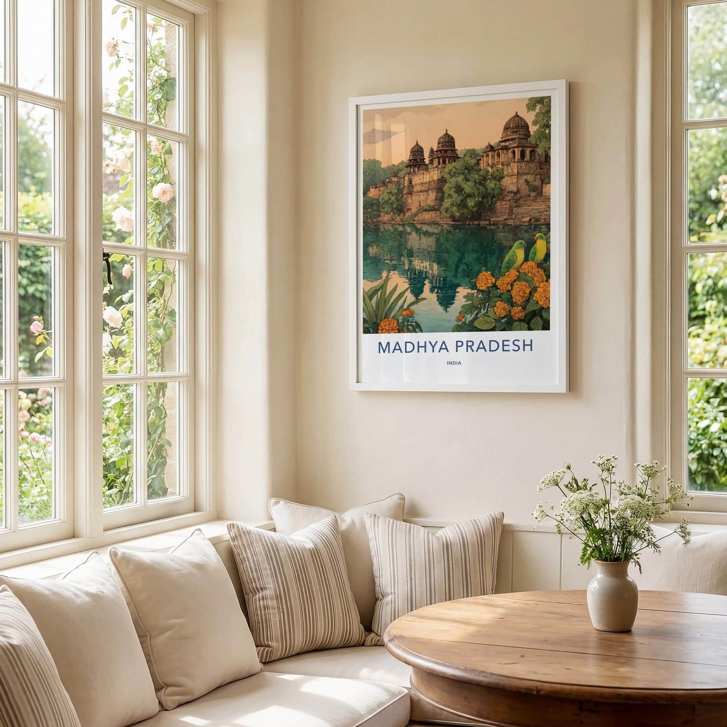 Madhya Pradesh Poster - India Art Print - Madhya Pradesh Palaces Wall Decor