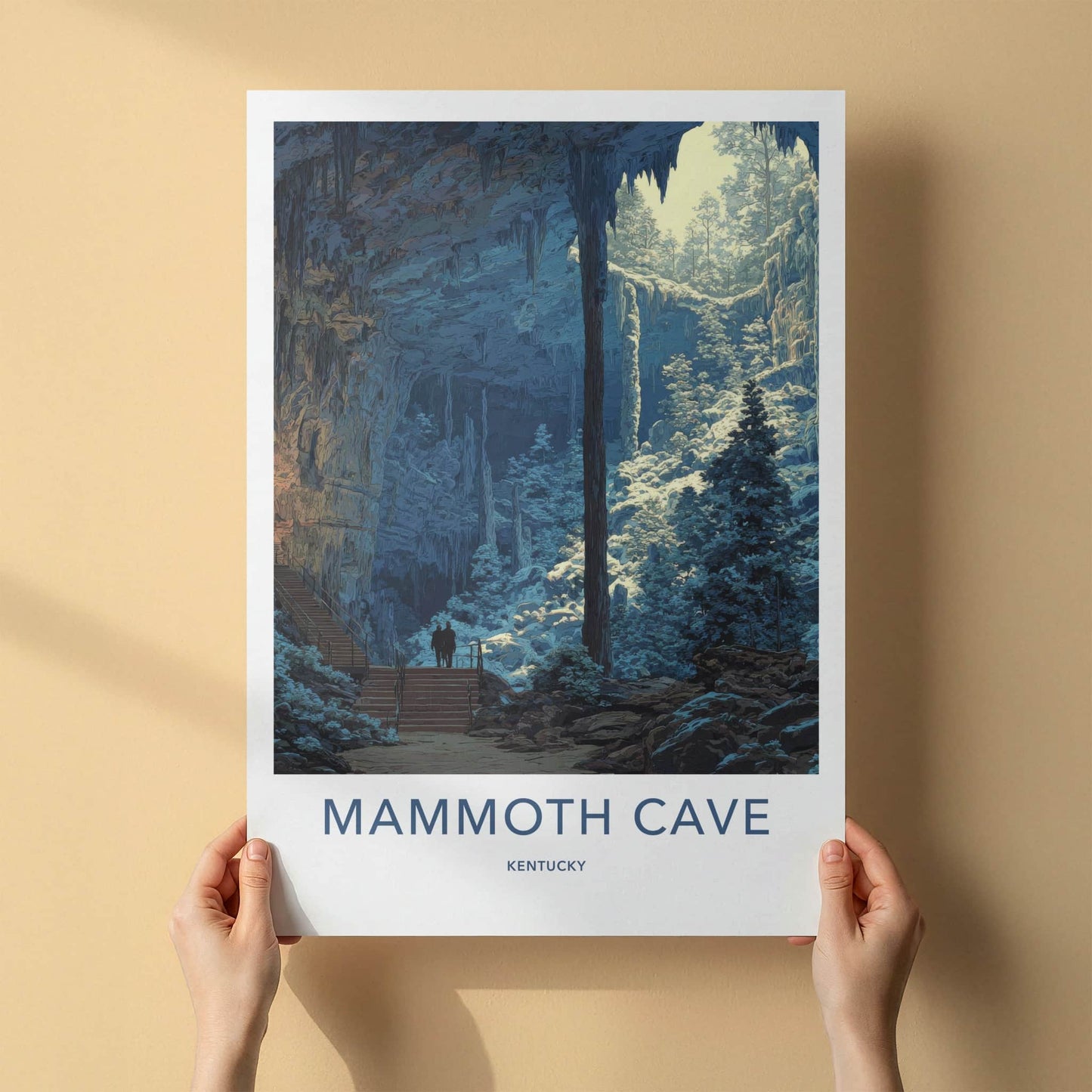 Mammoth Cave Poster - Kentucky Winter wonderland Gallery Art