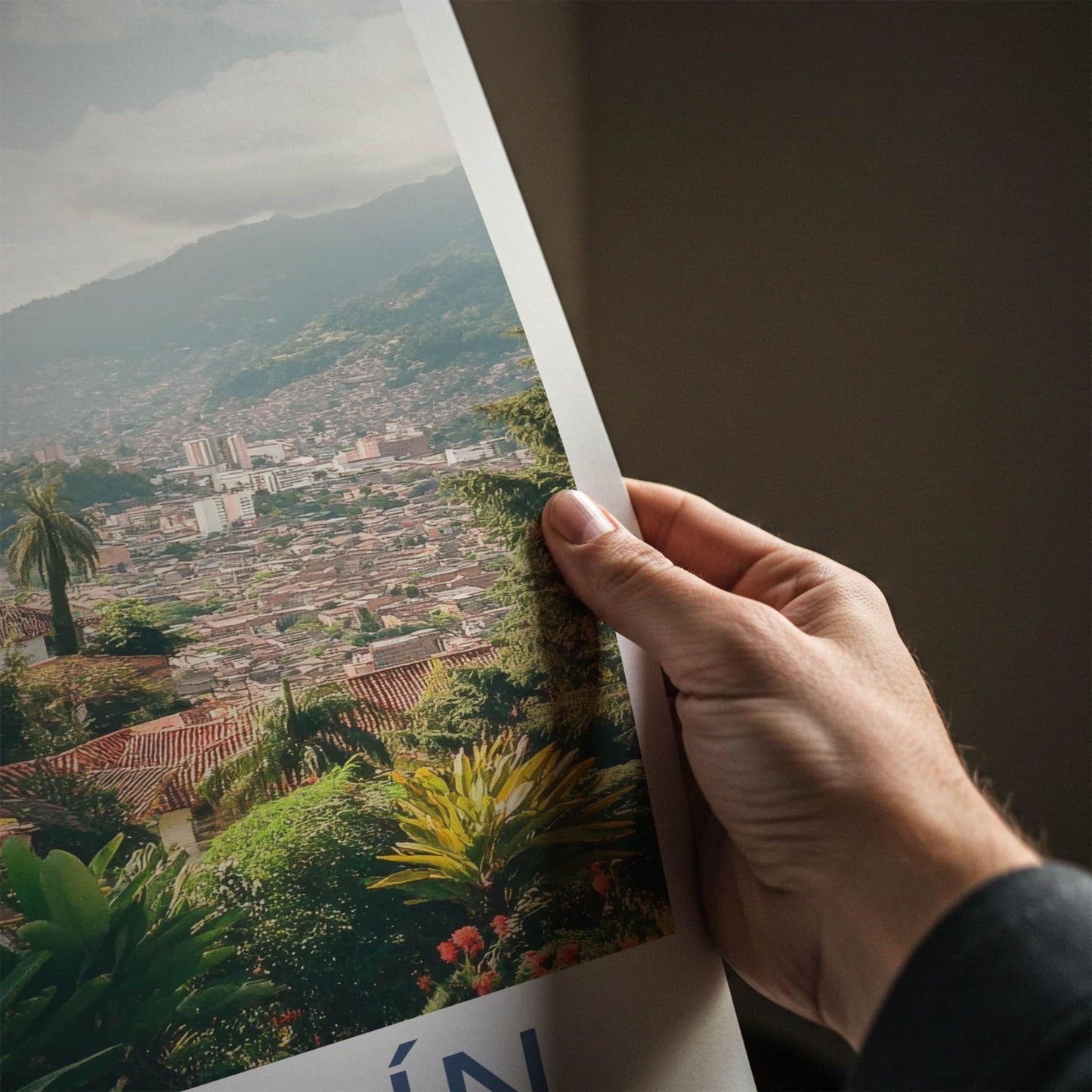Medellin Poster - Colombia Travel Art - Church City Valley Home Decor