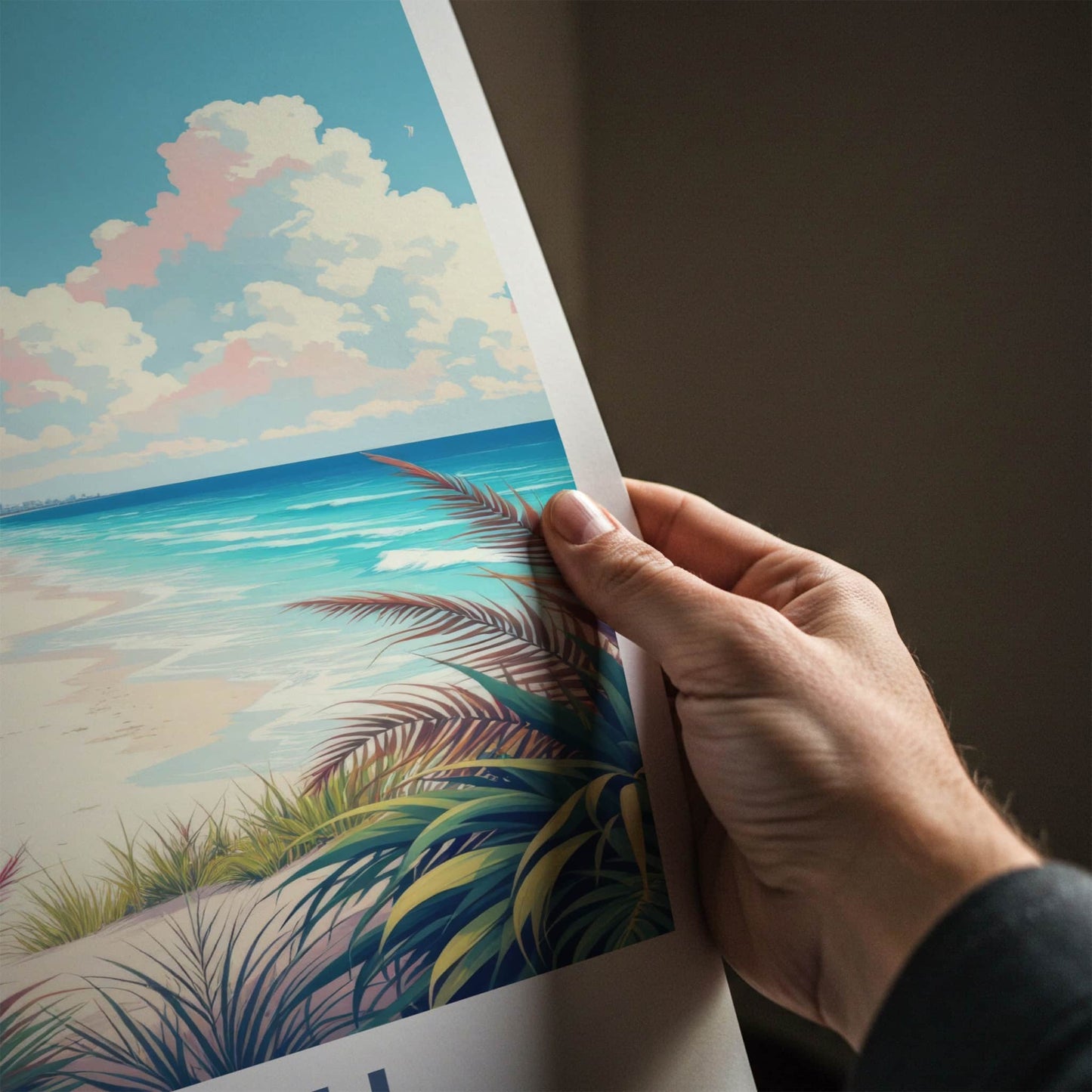Miami Poster - United States Wall Art - Vibrant Beach Life Home Decor