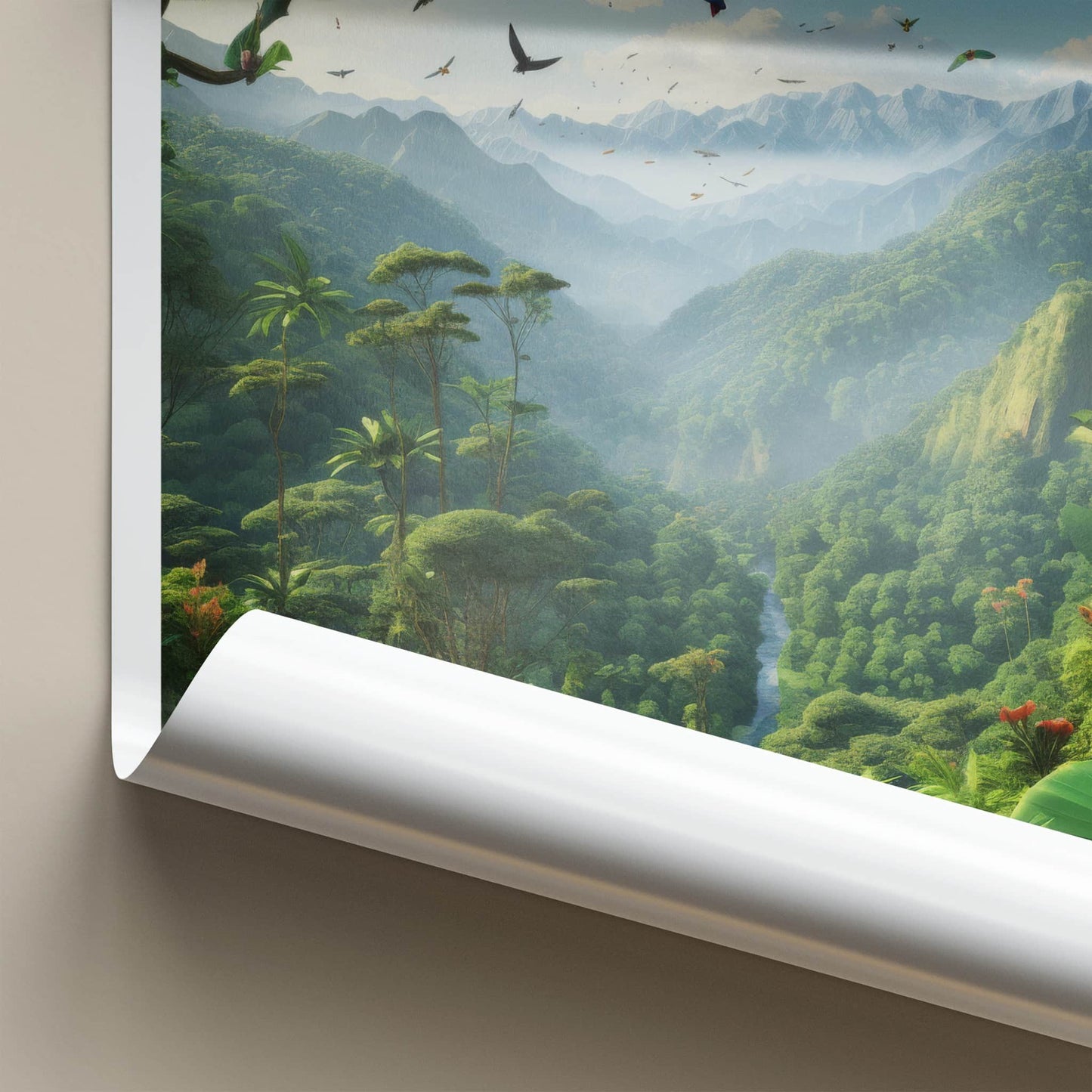 Mindo Poster - Ecuador Wall Art - Lush Green Valley Home Decor