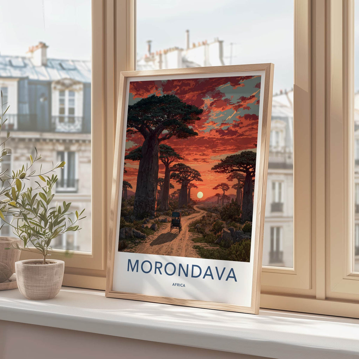 Morondava Poster - Africa Travel Art