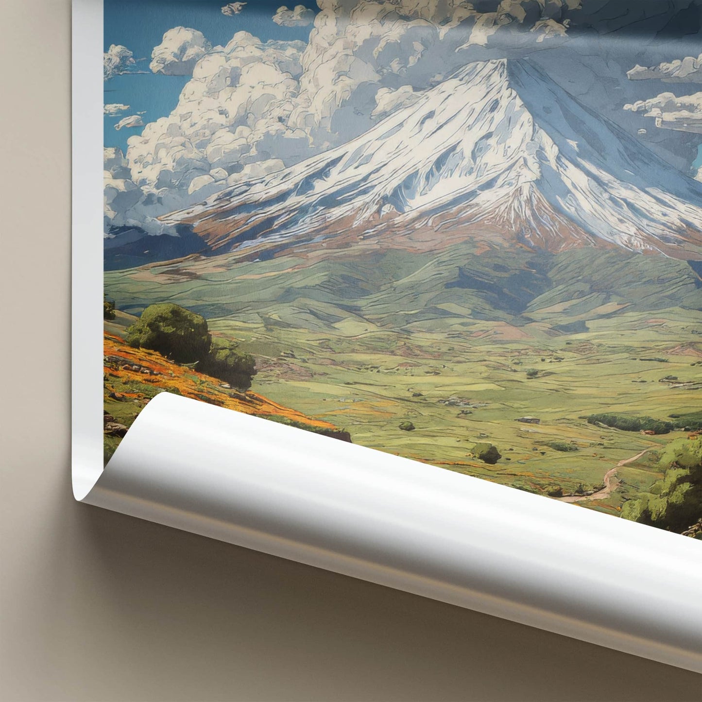 Mount Ararat Poster - Turkiye Wall Art - Snowy Peak Mountain Home Decor