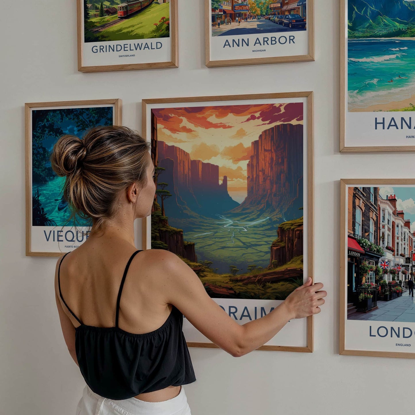 Mt. Roraima Poster - Venezuela Travel Art - Vibrant Sunset Cliffs Wall Decor