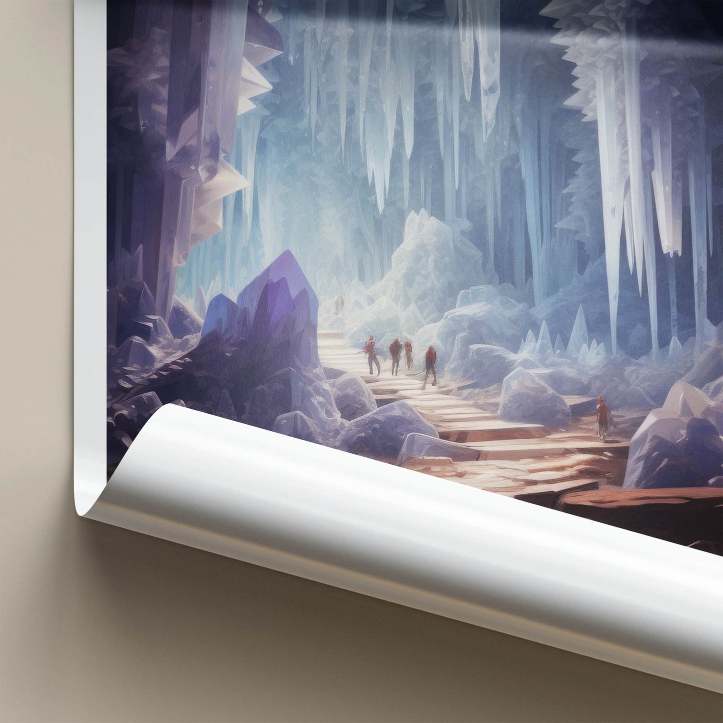 Naica Caves Poster - Mexico Wall Art - Giant Crystal Cave Home Decor