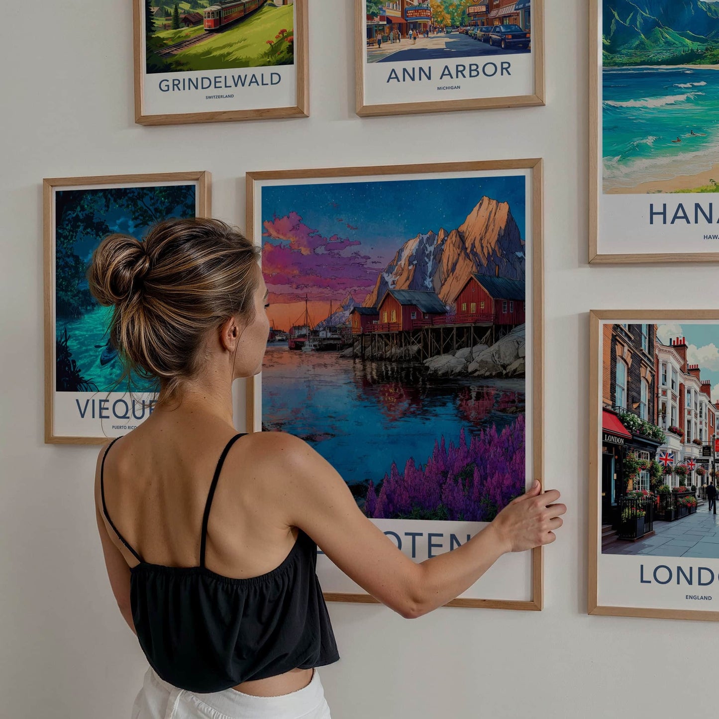Lofoten Poster - Norway Travel Print