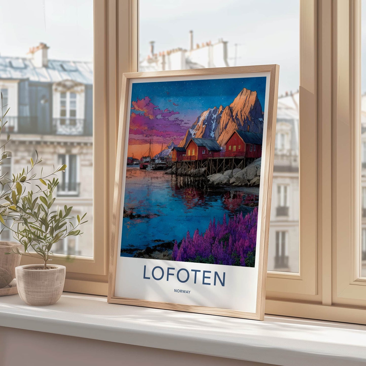 Lofoten Poster - Norway Travel Print