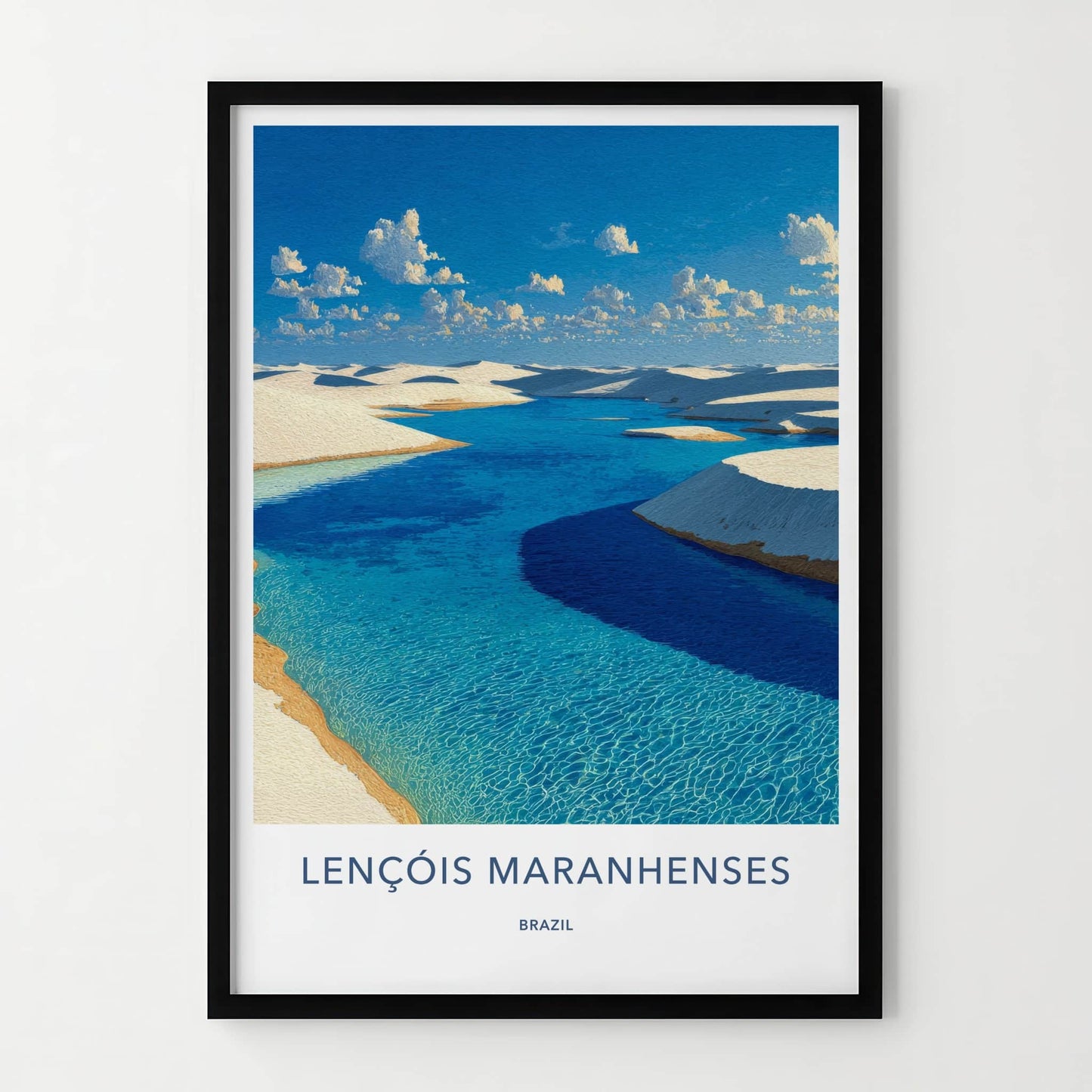 Lencois Maranhenses Poster - Brazil Travel Art
