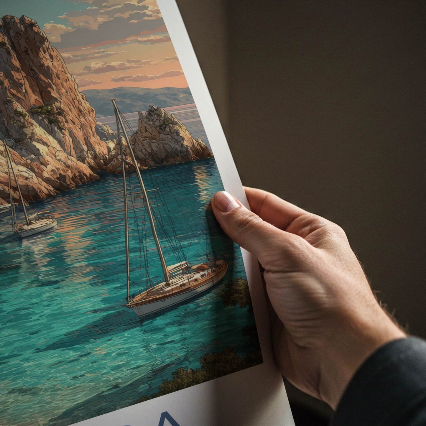 Lefkada Poster - Greece Art Print