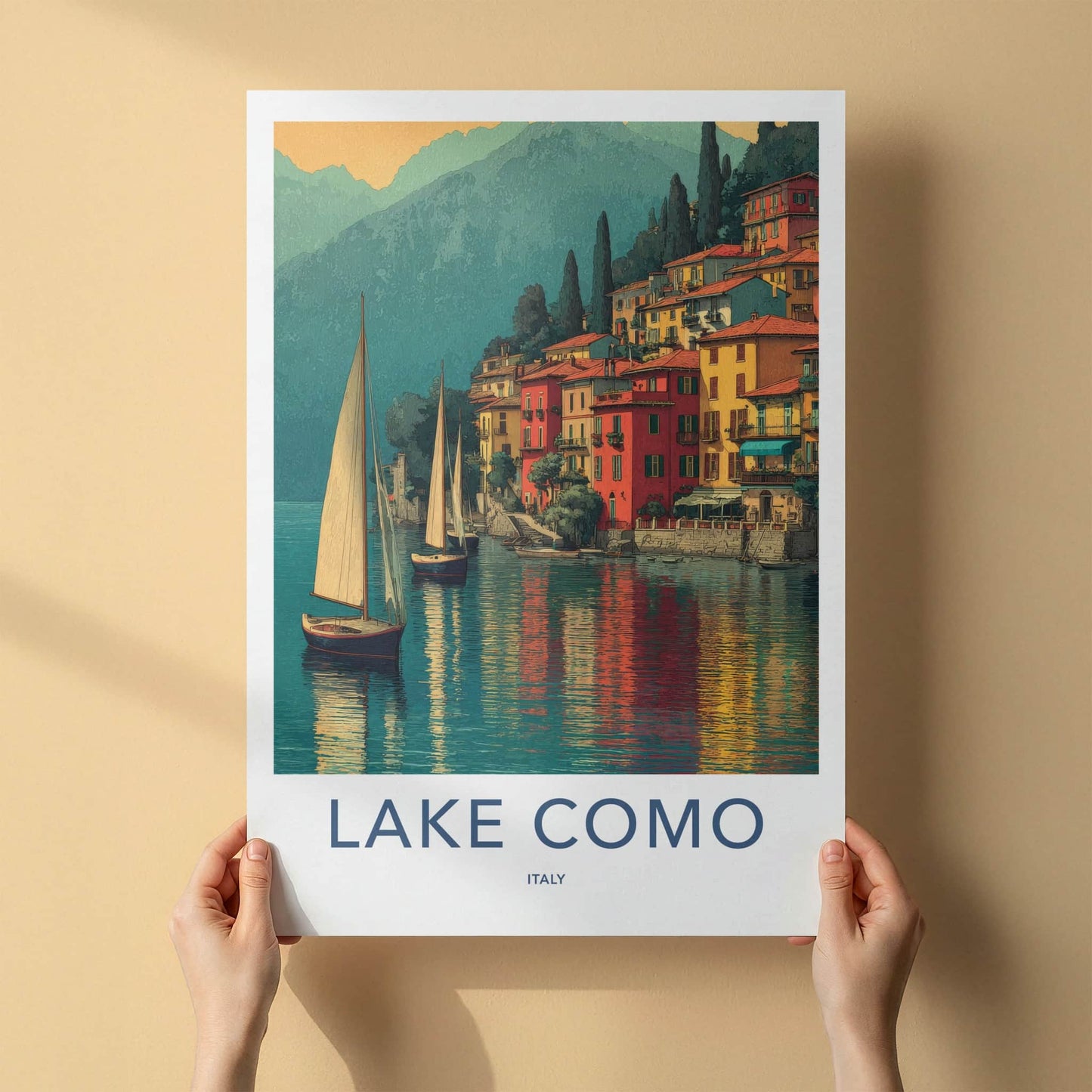 Lake Como Poster - Italy Framed Print