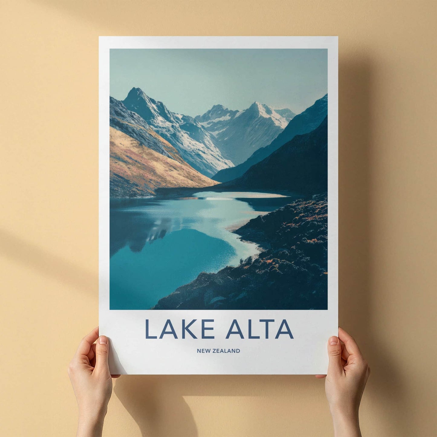 Lake Alta Poster - New Zealand Fine Art