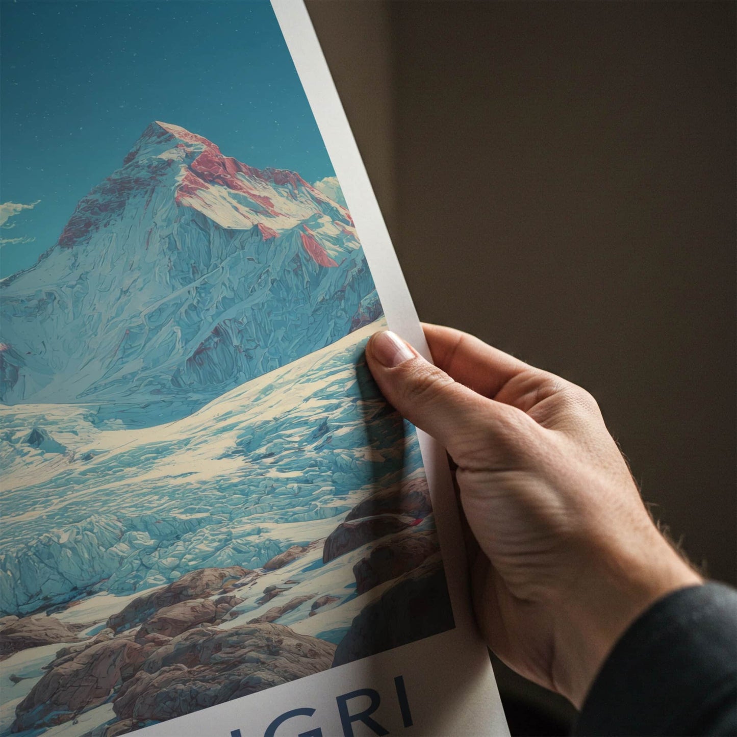 Khan Tengri Poster - Kazakhstan Art Print