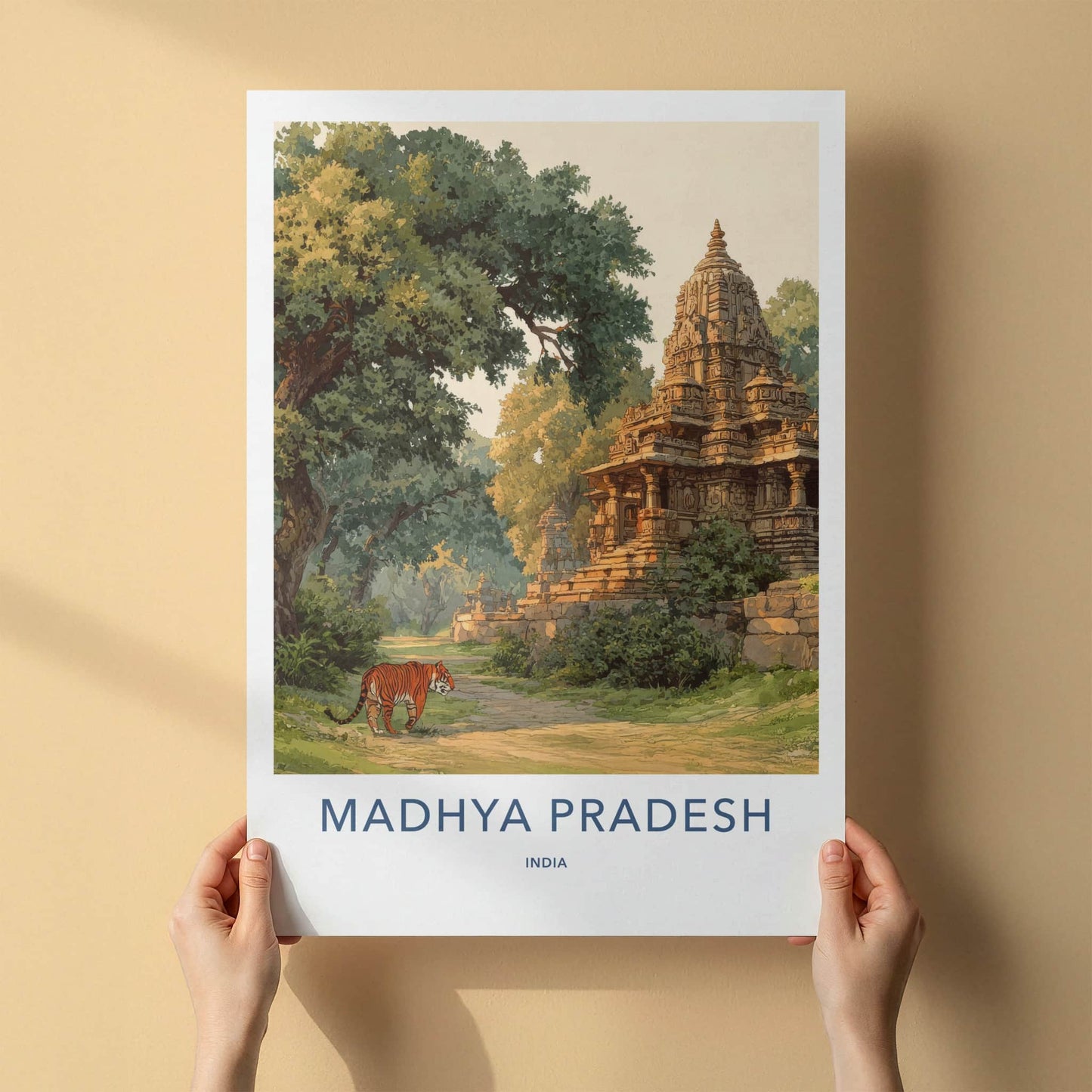 Madhya Pradesh Poster - India Framed Art