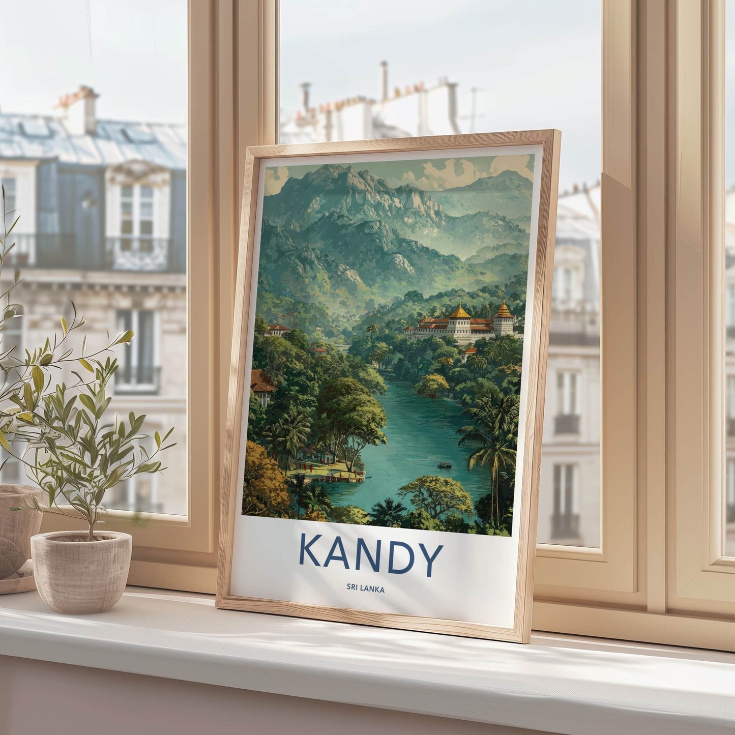Kandy Poster - Sri Lanka Travel Print