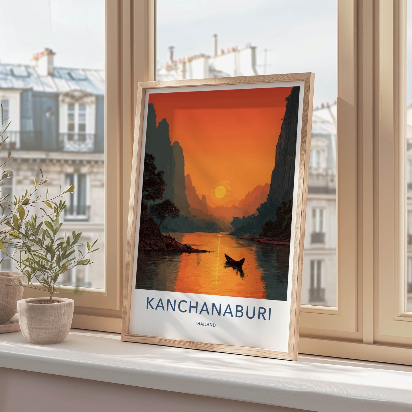 Kanchanaburi Poster - Thailand Art Print