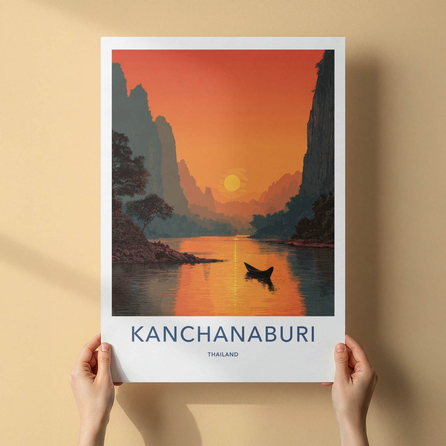 Kanchanaburi Poster - Thailand Art Print