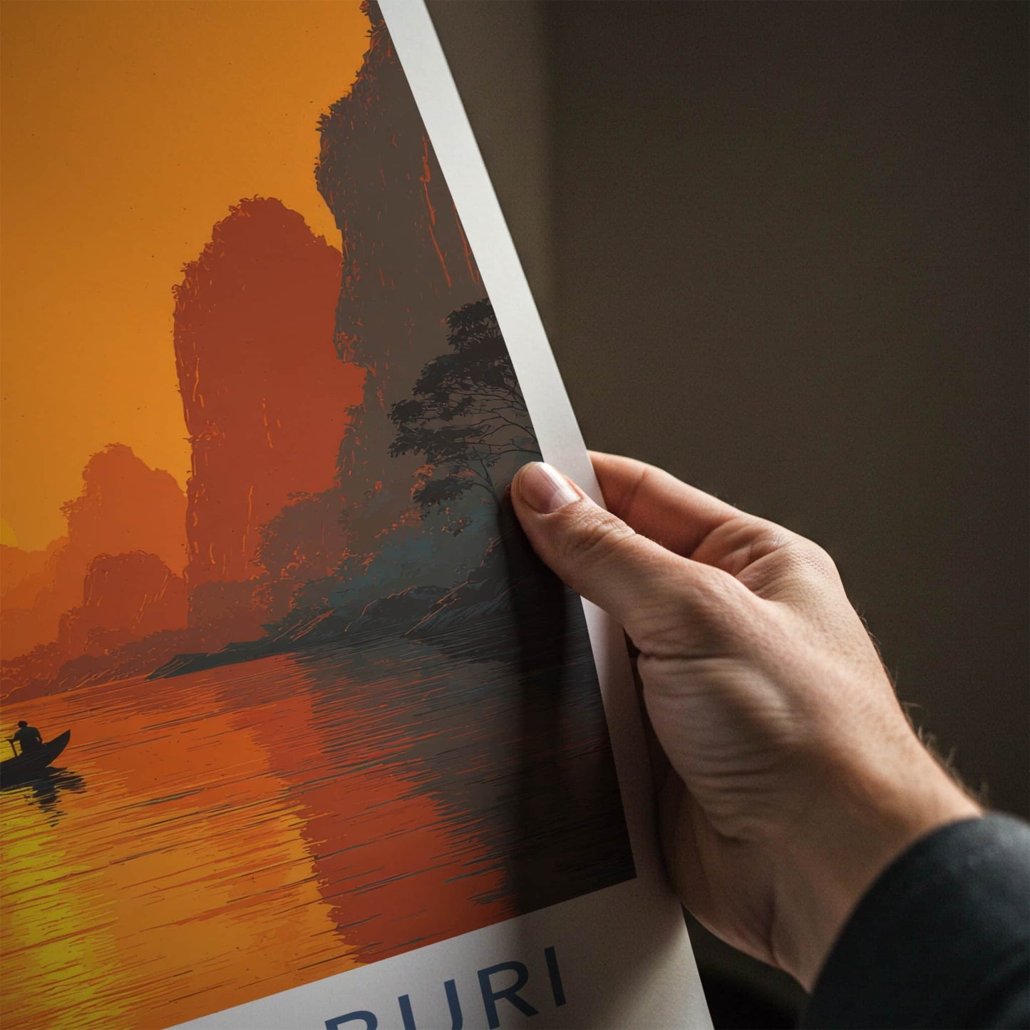 Kanchanaburi Poster - Thailand Wall Art