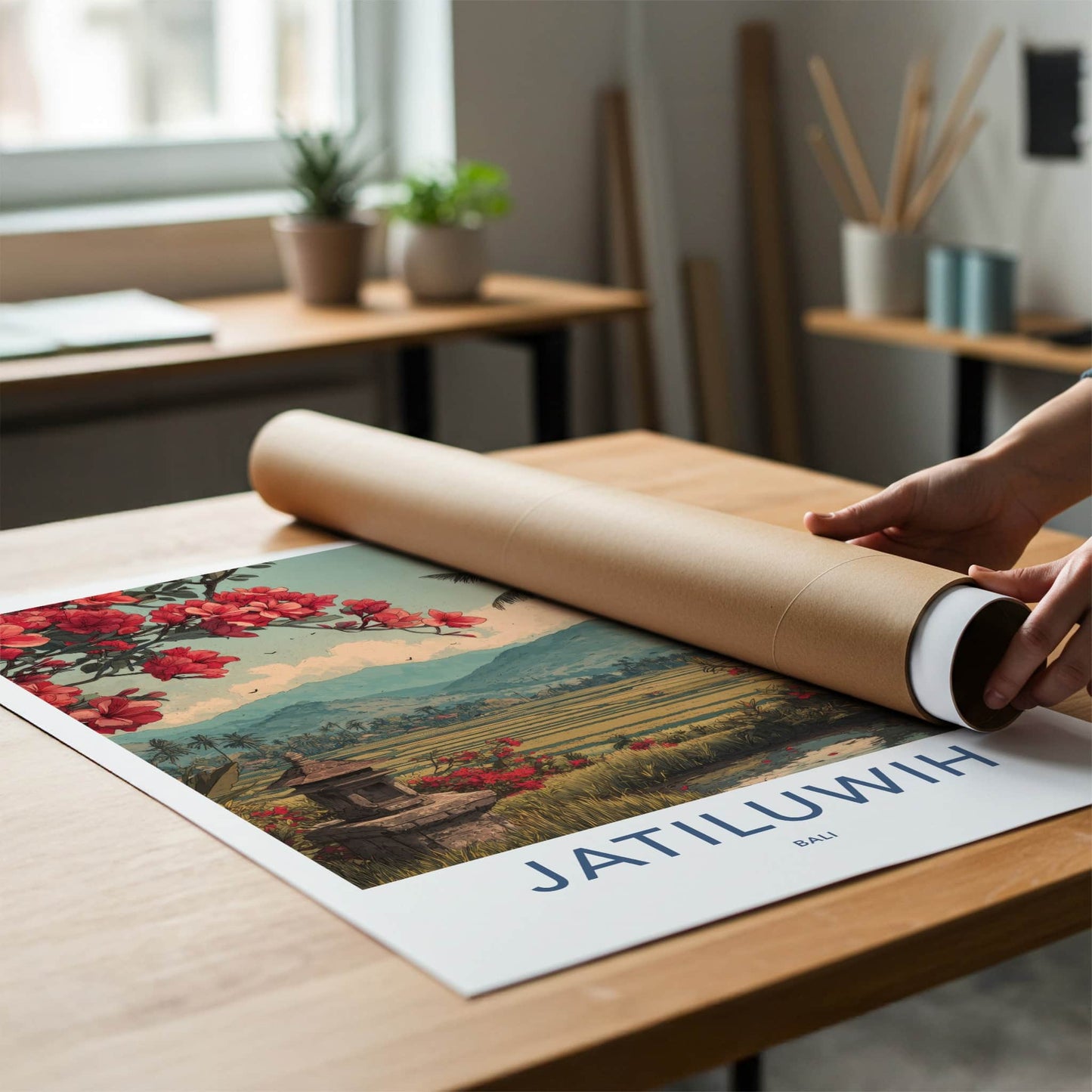 Jatiluwih Poster - Indonesia Fine Art