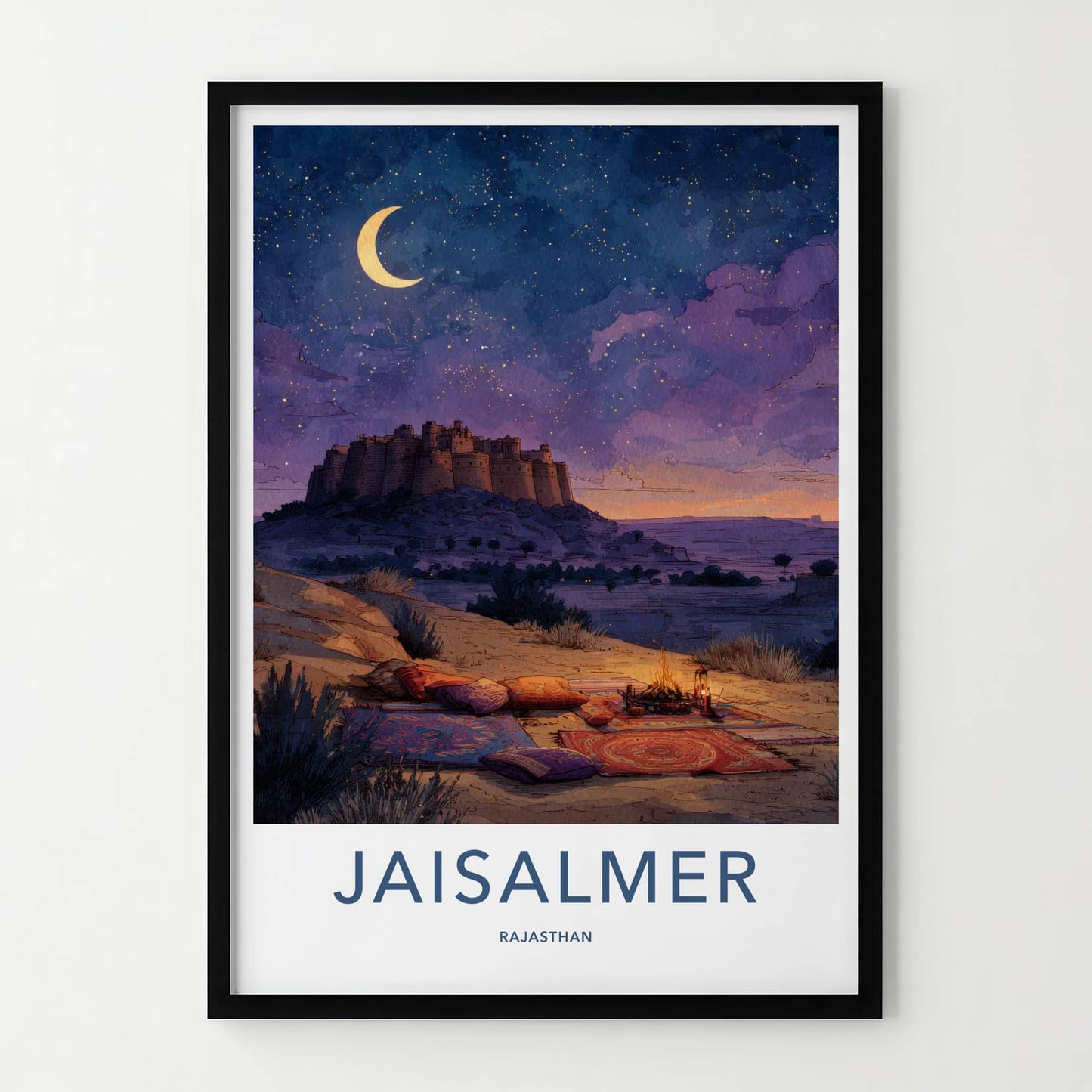 Jaisalmer Fort Poster - India Travel Art