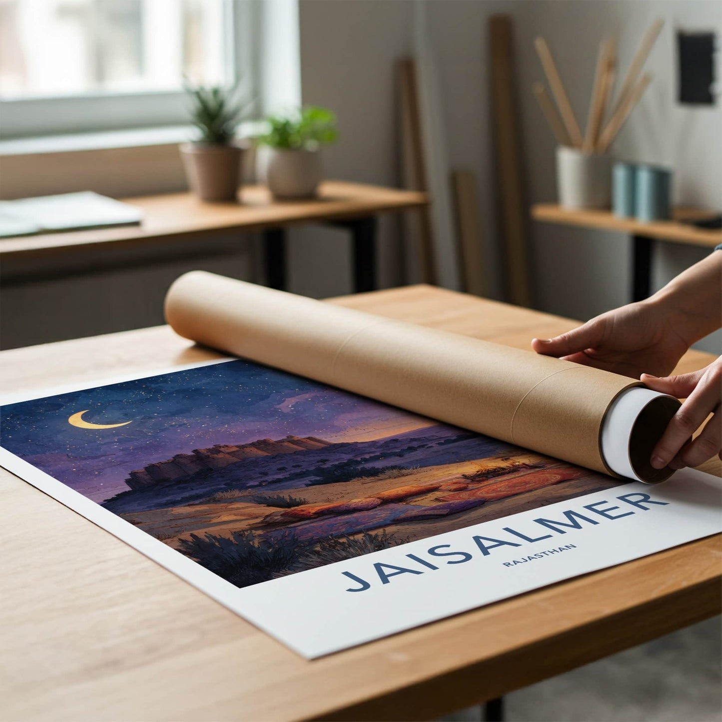 Jaisalmer Fort Poster - India Travel Art