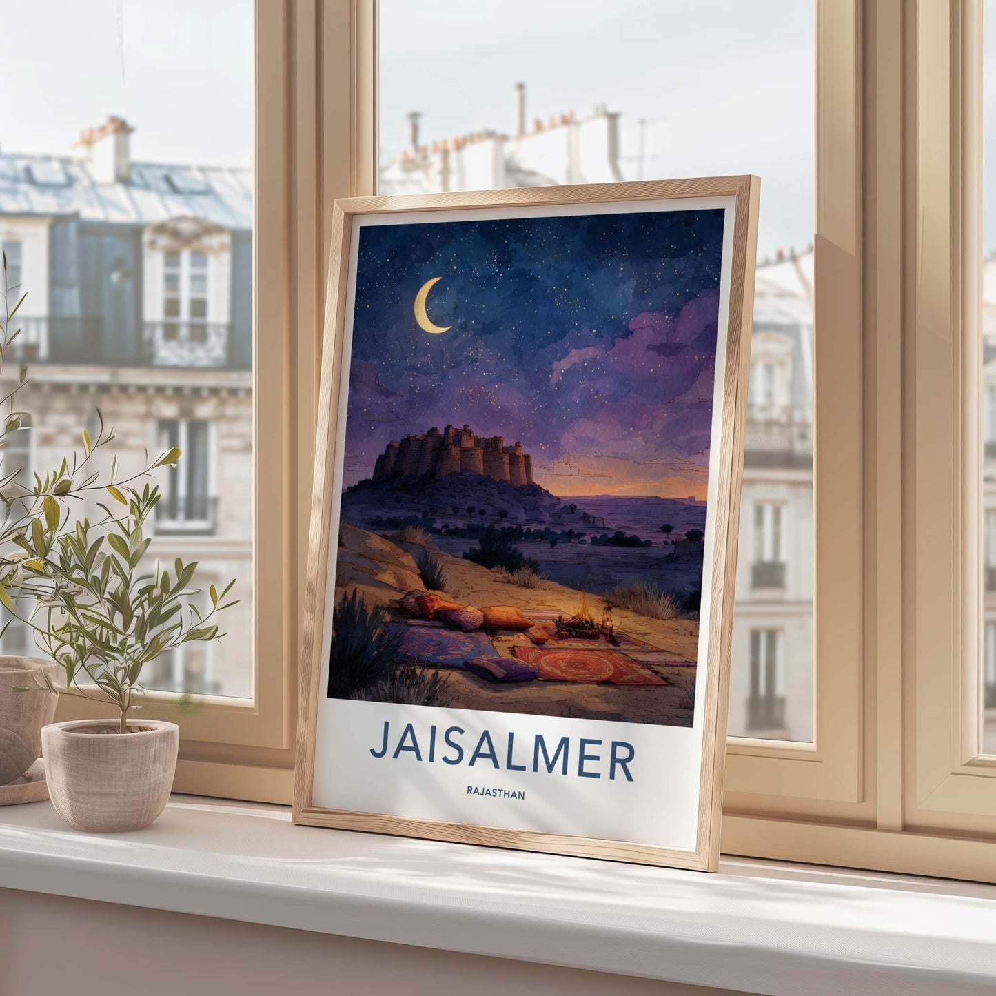 Jaisalmer Fort Poster - India Travel Art