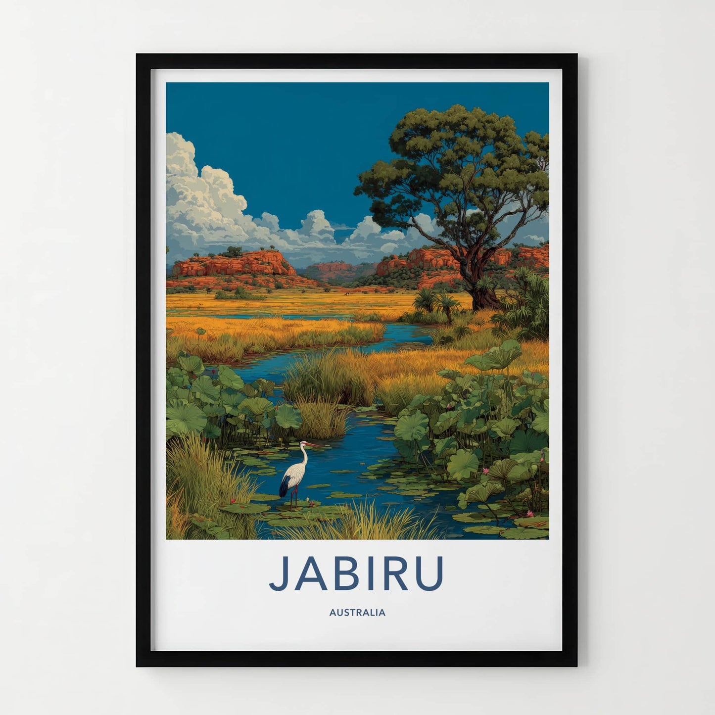 Jabiru Poster - Australia Wall Art