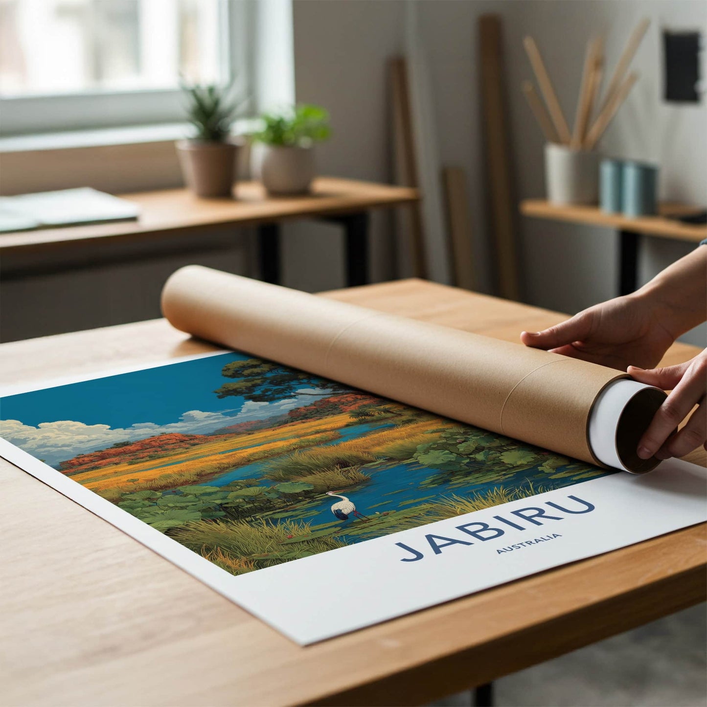 Jabiru Poster - Australia Wall Art