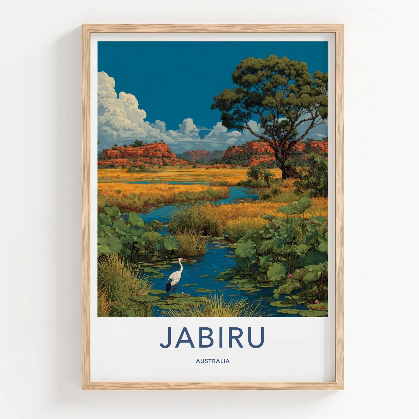 Jabiru Poster - Australia Wall Art