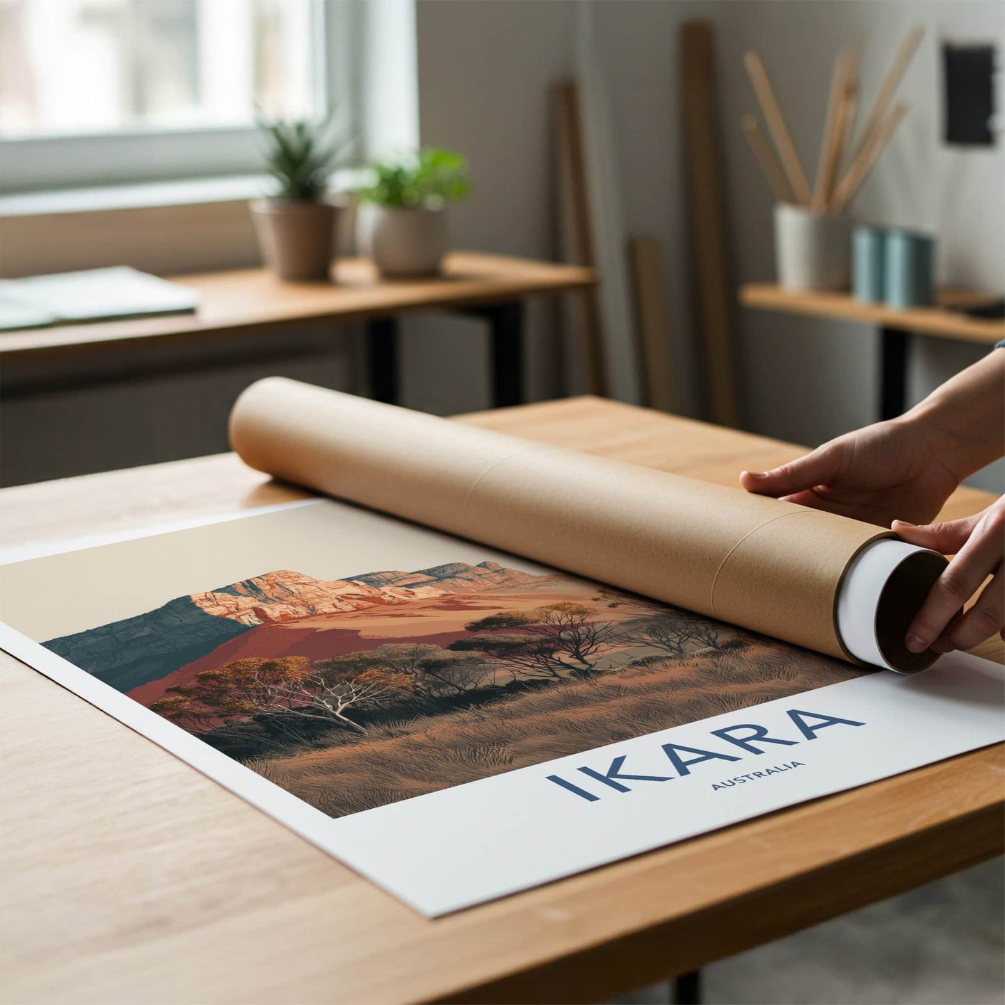 Ikara Poster - Australia Framed Print