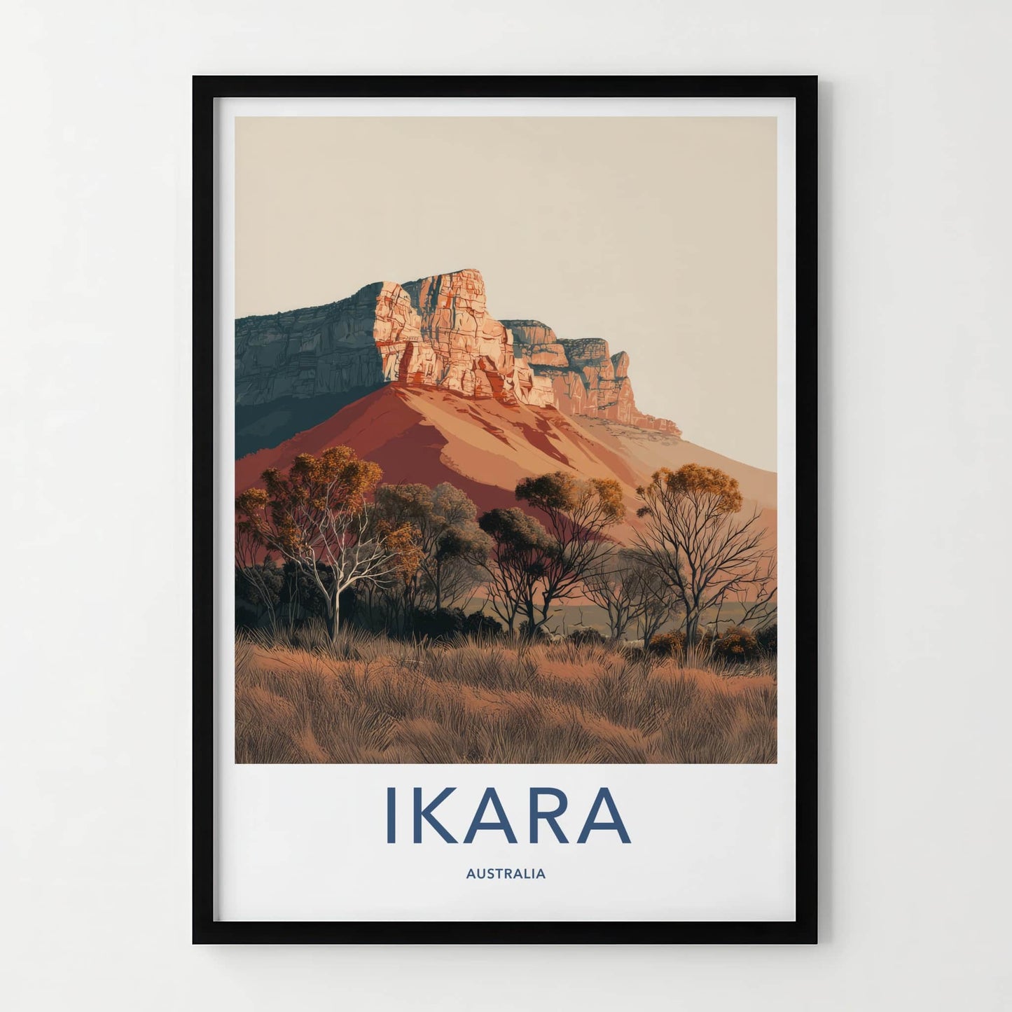 Ikara Poster - Australia Framed Print
