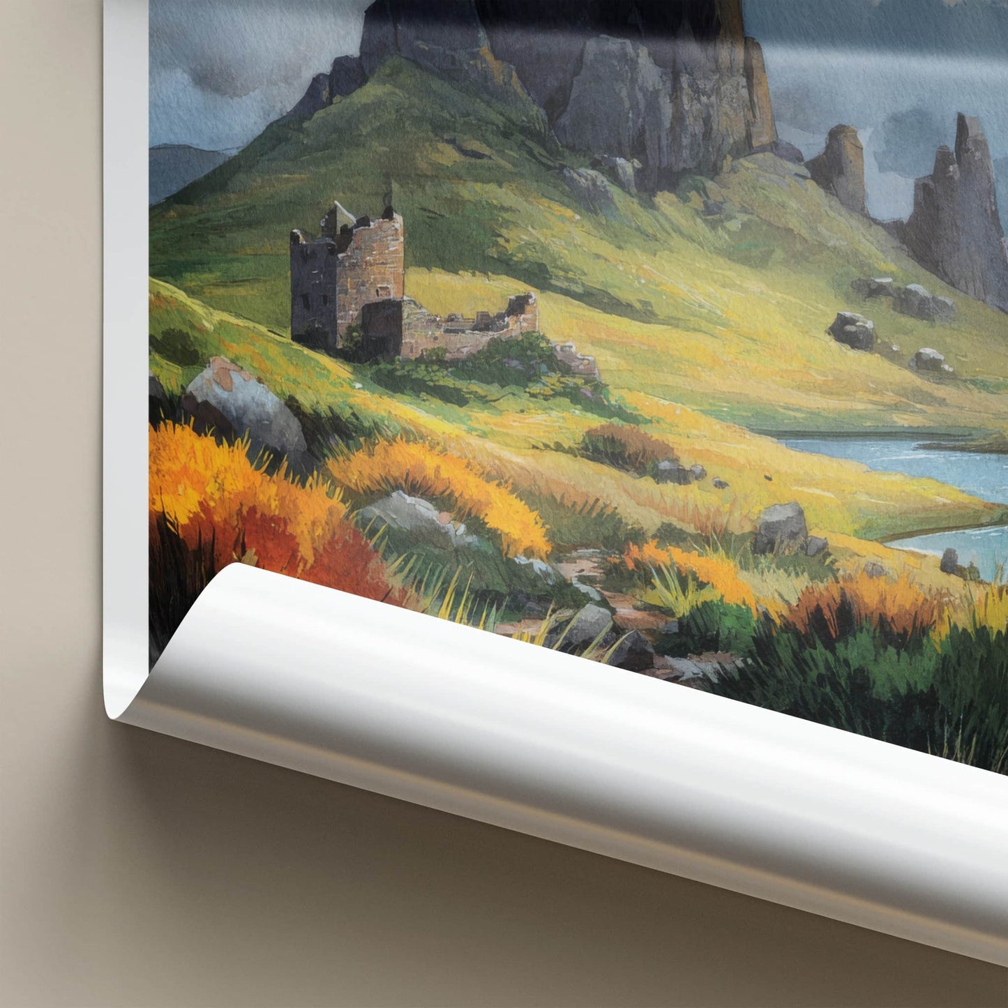 Highlands Poster - Scotland Travel Print