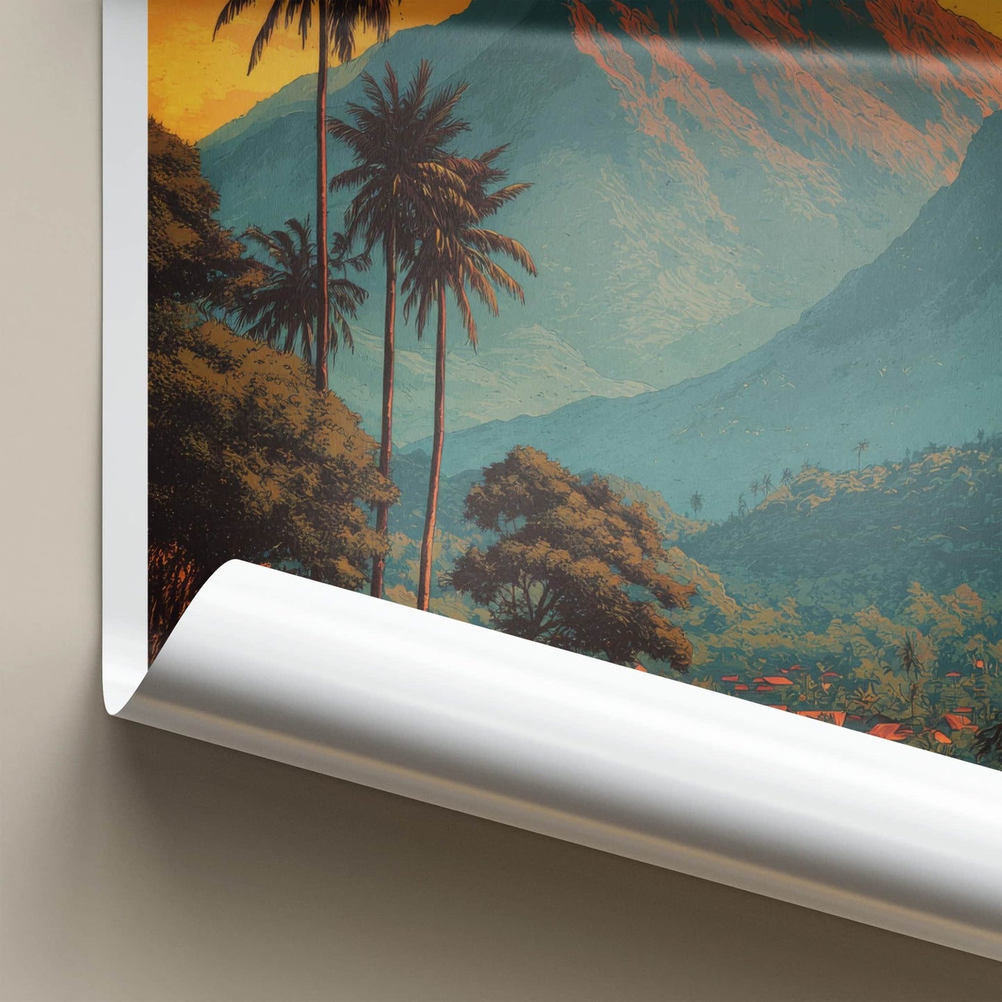 Marapi Poster - Indonesia Wall Art