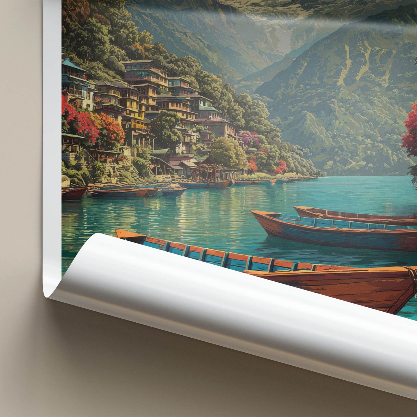 Machapuchare Poster - Nepal Art Print