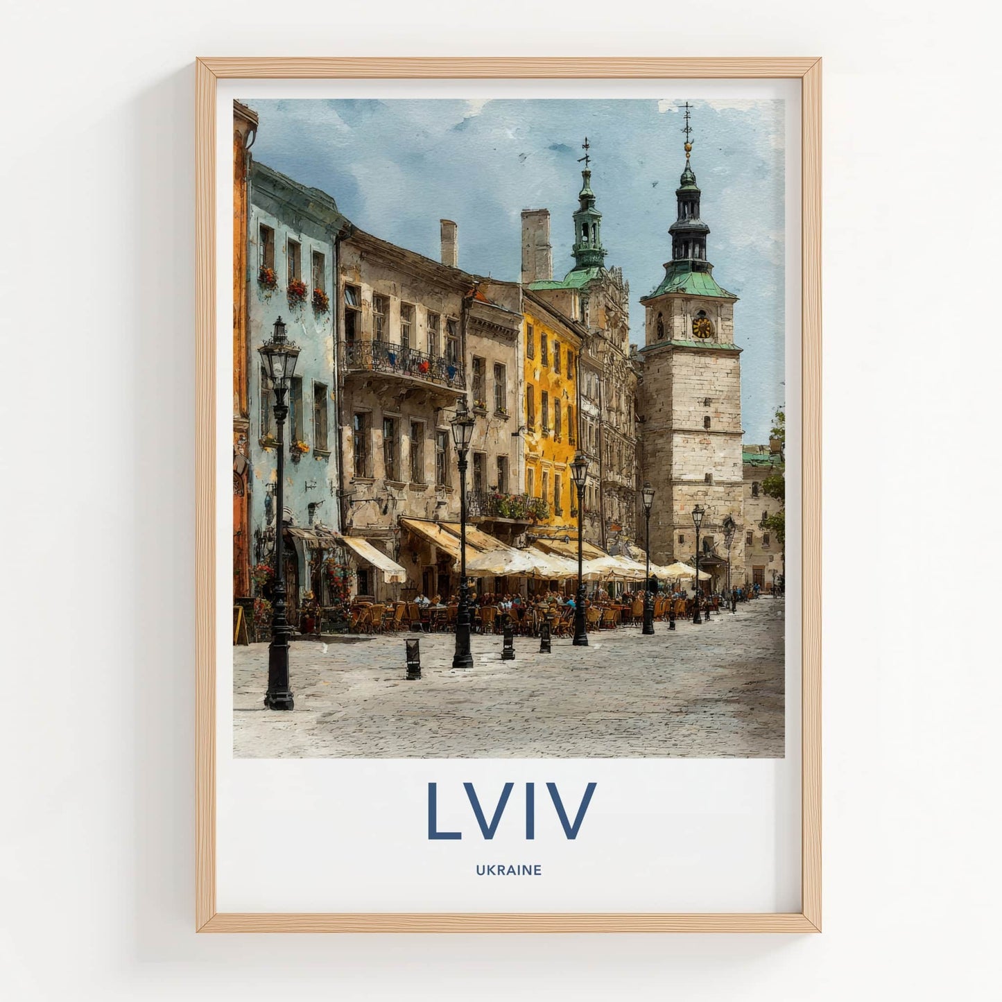 Lviv Poster - Ukraine Wall Art