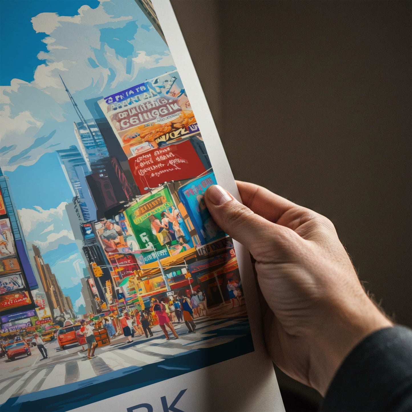 New York Poster - New York Travel Art - Vibrant City Streets Home Decor