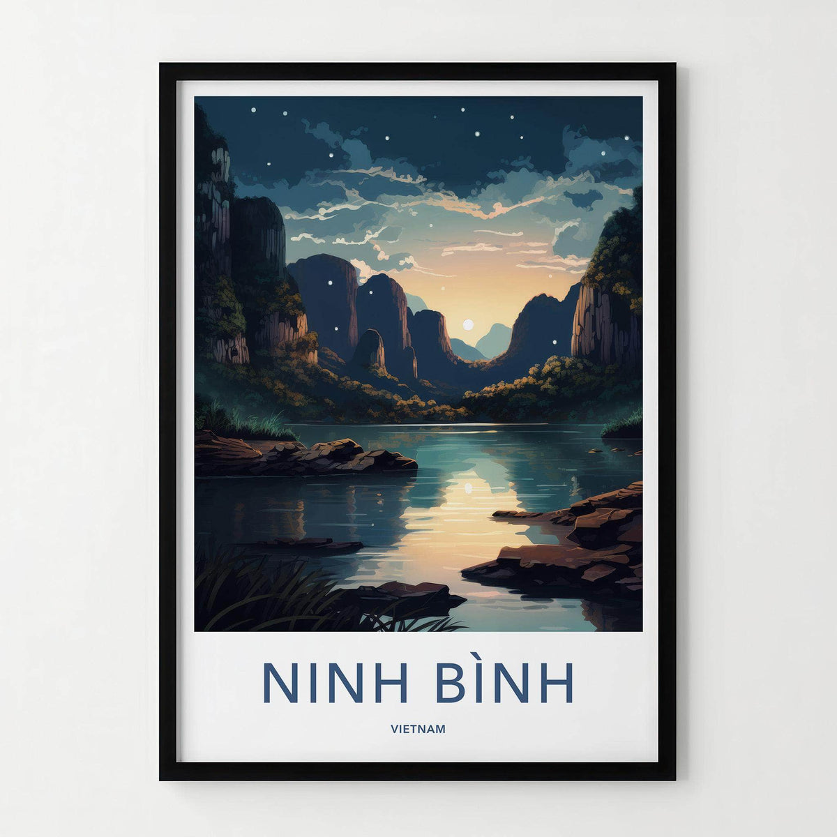 Ninh Binh Poster - Vietnam Wall Art