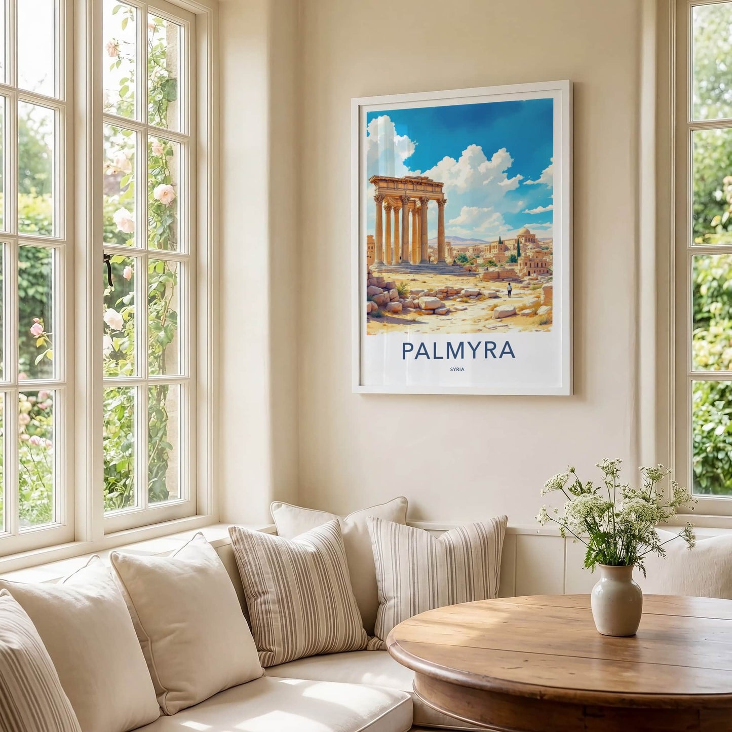 Palmyra Poster - Syria Fine Art - Historic Desert Temple Gallery Art