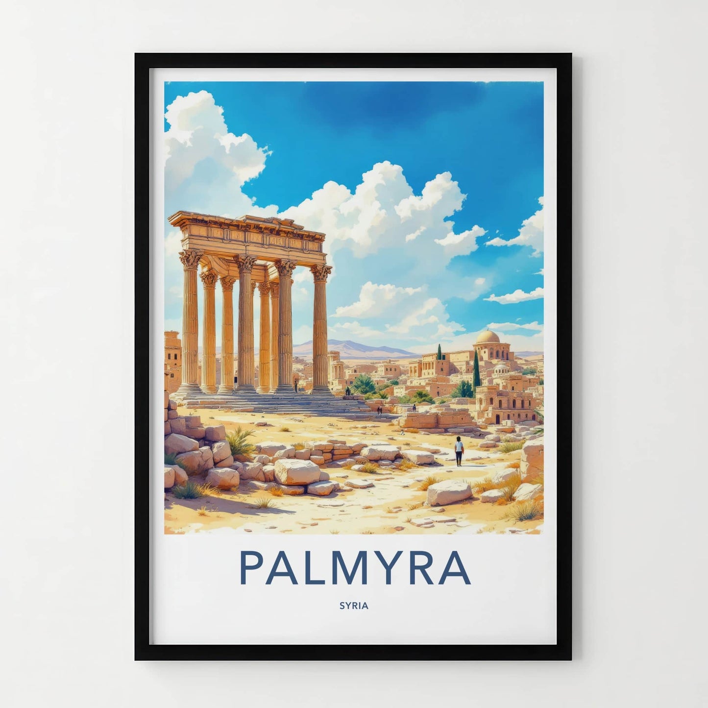 Palmyra Poster - Syria Fine Art - Historic Desert Temple Gallery Art