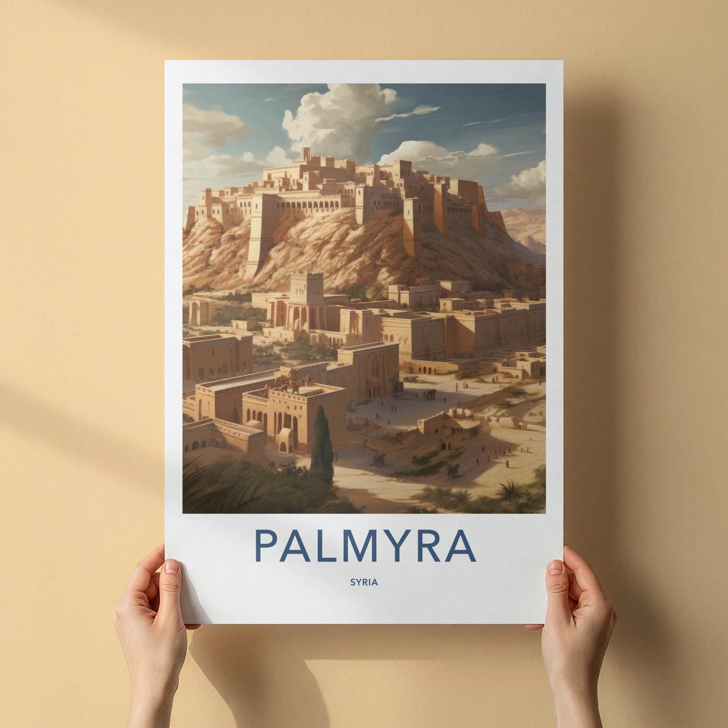 Palmyra Poster - Syria Travel Art - Ancient Desert City Home Decor