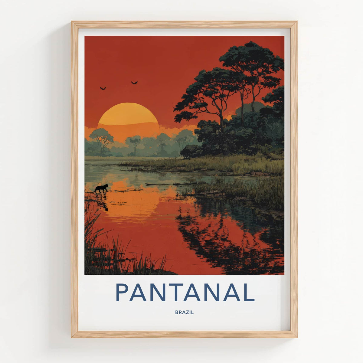 Pantanal Poster - Brazil Travel Art